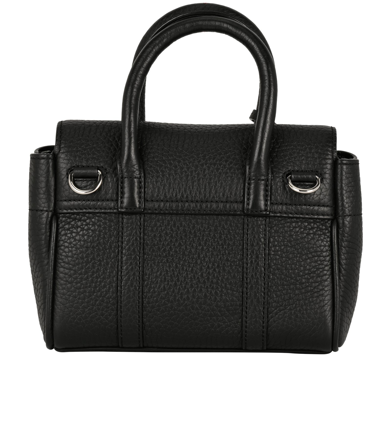 Mini Bayswater, &pound;650, Handbags, Black, Leather, Back view